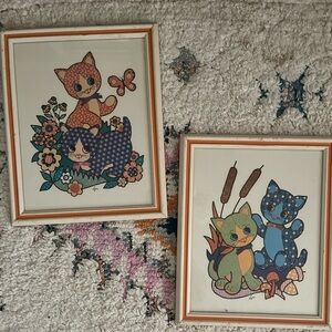 Kitschy cat prints